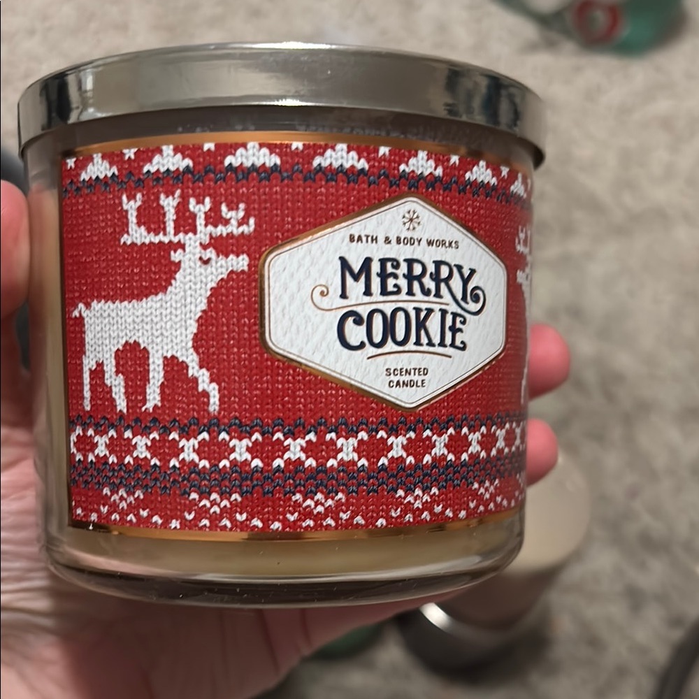 Bath & Body Works Red Holiday Decor Candle